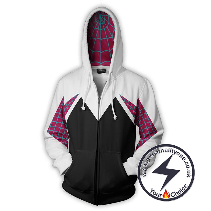 Spiderman Hoodie - Spider girl - Spider Gwen Jacket